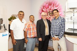 1.(from left to right) Dr. Dipesh Jogi (Radiologist NRS Inc), Dr. Ashesh Ranchos (Radiologist NRS In